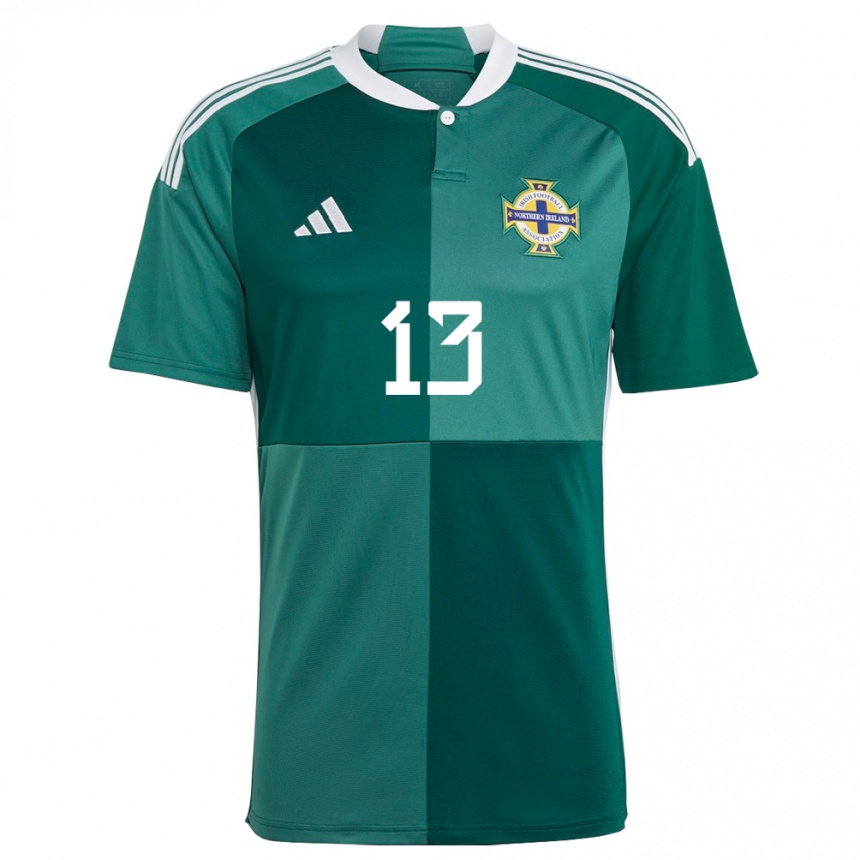 Niño Fútbol Camiseta Irlanda Del Norte Rachel Mclaren #13 Verde 1ª Equipación 24-26