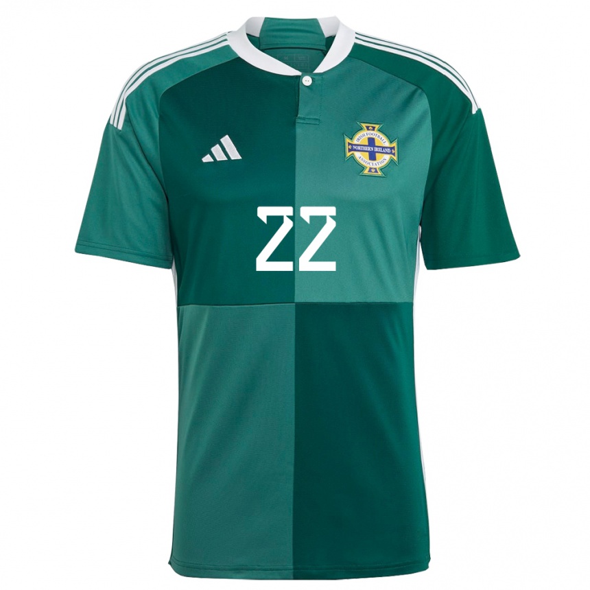 Niño Fútbol Camiseta Irlanda Del Norte Abbie Magee #22 Verde 1ª Equipación 24-26