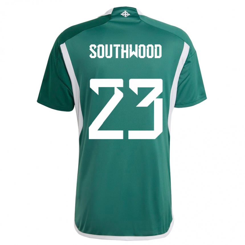 Niño Fútbol Camiseta Irlanda Del Norte Luke Southwood #23 Verde 1ª Equipación 24-26