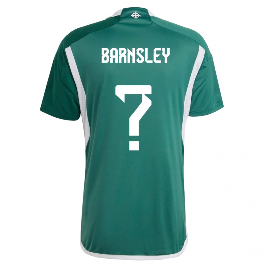 Niño Fútbol Camiseta Irlanda Del Norte Fraser Barnsley #0 Verde 1ª Equipación 24-26