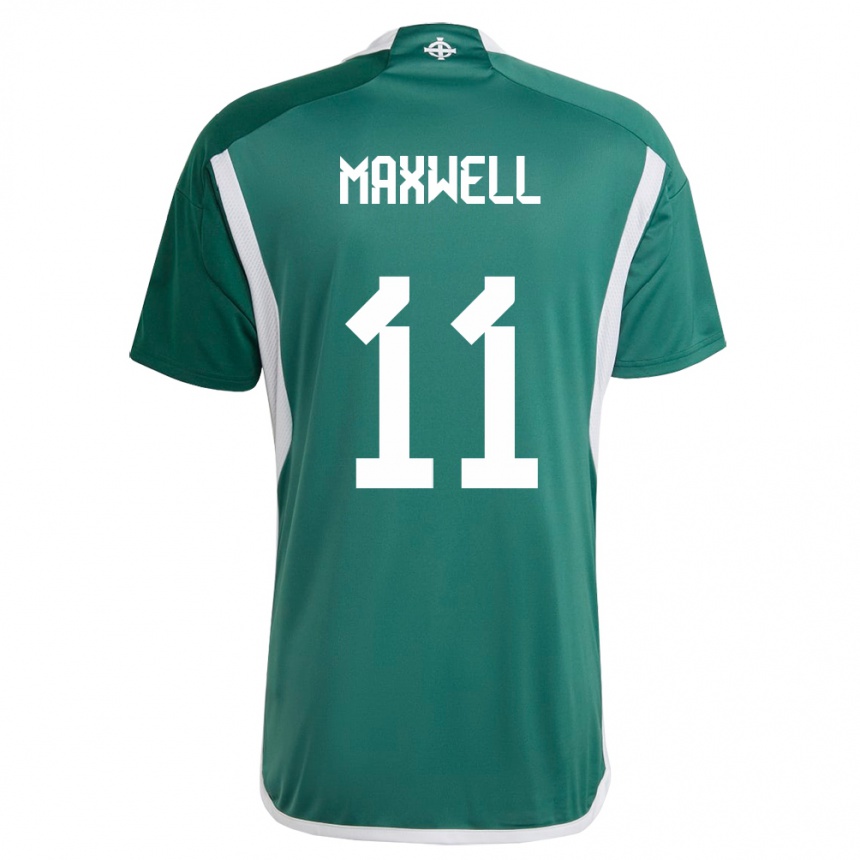 Niño Fútbol Camiseta Irlanda Del Norte Danielle Maxwell #11 Verde 1ª Equipación 24-26