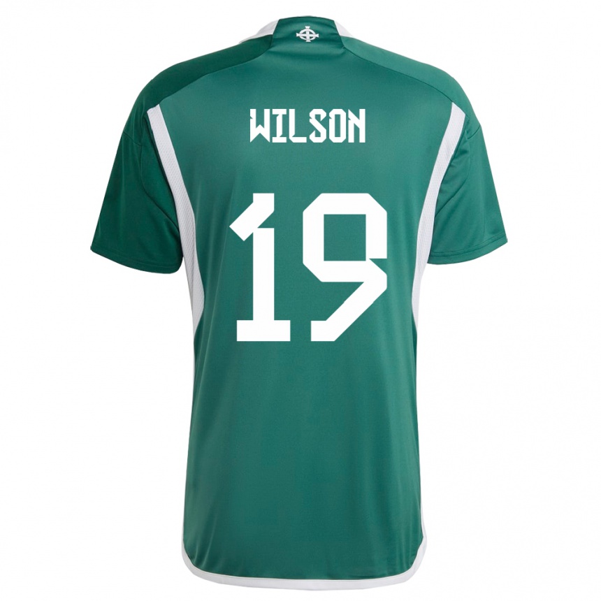 Niño Fútbol Camiseta Irlanda Del Norte Emily Wilson #19 Verde 1ª Equipación 24-26