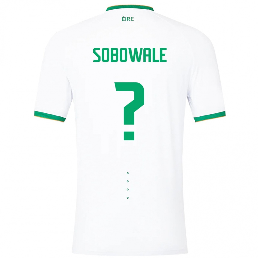 Niño Fútbol Camiseta Irlanda Timi Sobowale #0 Blanco 2ª Equipación 24-26