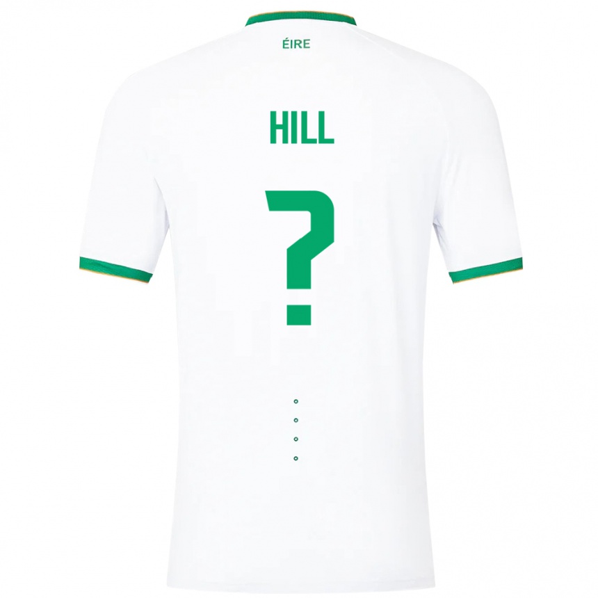 Niño Fútbol Camiseta Irlanda Tom Hill #0 Blanco 2ª Equipación 24-26
