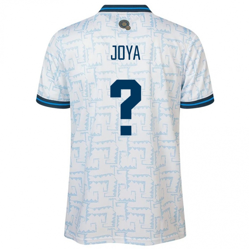 Niño Fútbol Camiseta El Salvador Marlon Joya #0 Blanco 2ª Equipación 24-26