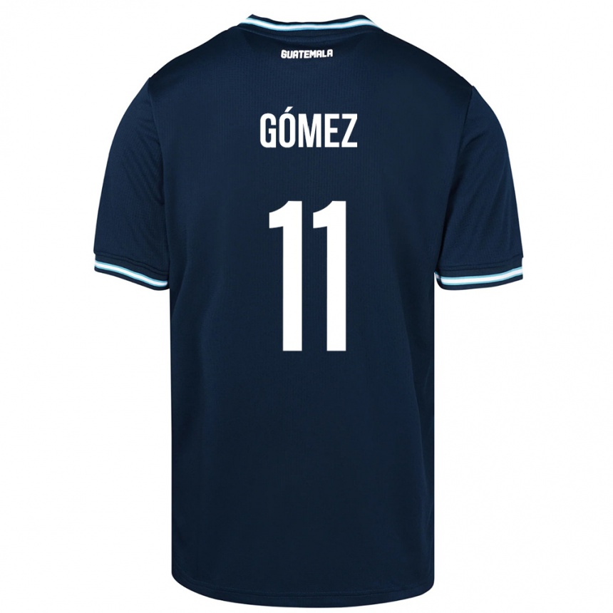 Niño Fútbol Camiseta Guatemala Savianna Gómez #11 Azul 2ª Equipación 24-26