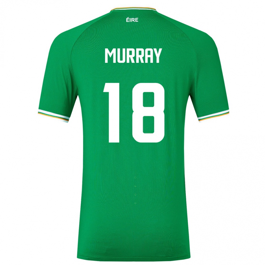 Hombre Fútbol Camiseta Irlanda Matthew Murray #18 Verde 1ª Equipación 24-26