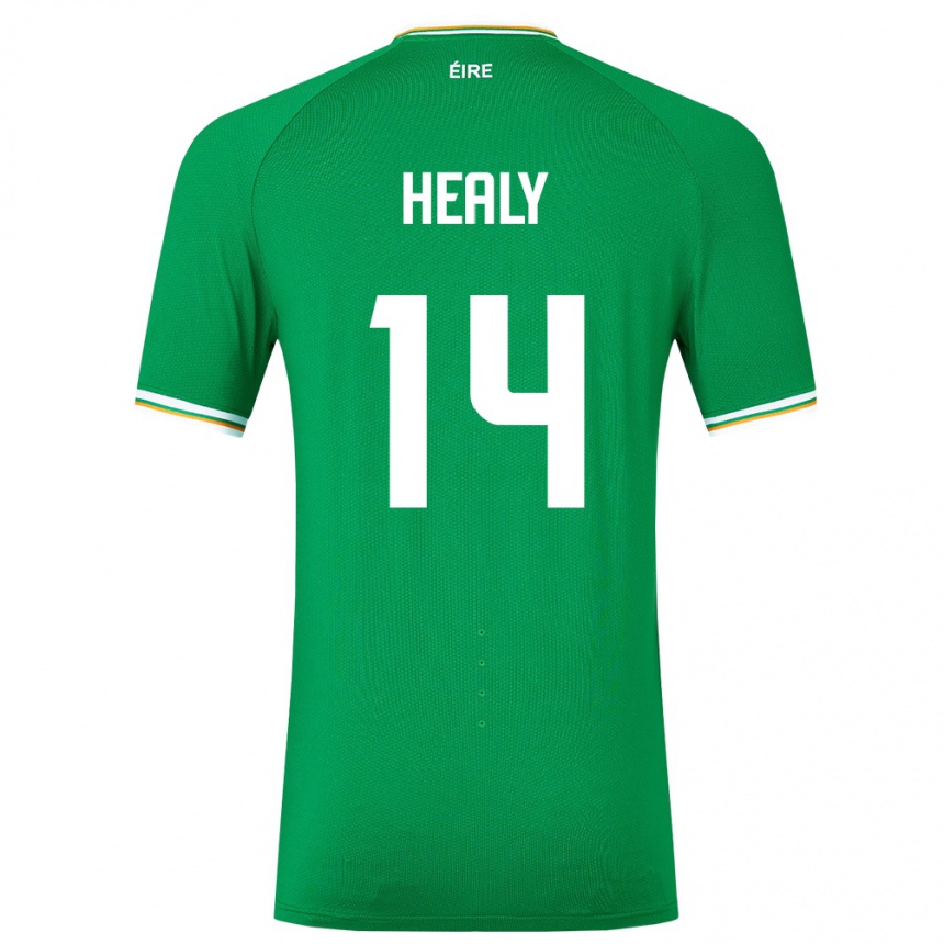 Hombre Fútbol Camiseta Irlanda Freya Healy #14 Verde 1ª Equipación 24-26