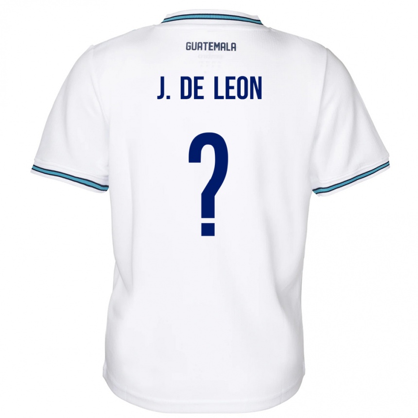 Hombre Fútbol Camiseta Guatemala Jose De Leon #0 Blanco 1ª Equipación 24-26
