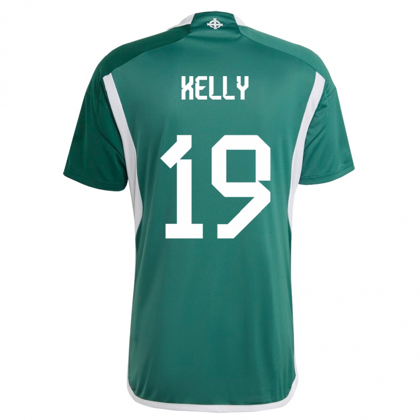 Hombre Fútbol Camiseta Irlanda Del Norte Oscar Kelly #19 Verde 1ª Equipación 24-26