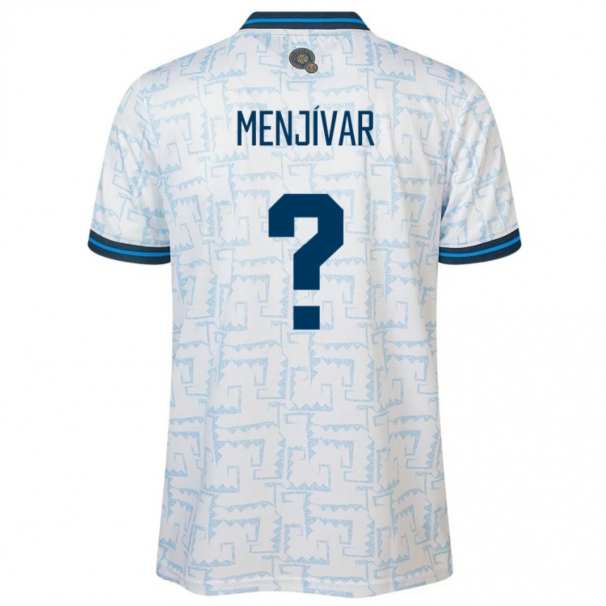 Hombre Fútbol Camiseta El Salvador Leonardo Menjívar #0 Blanco 2ª Equipación 24-26