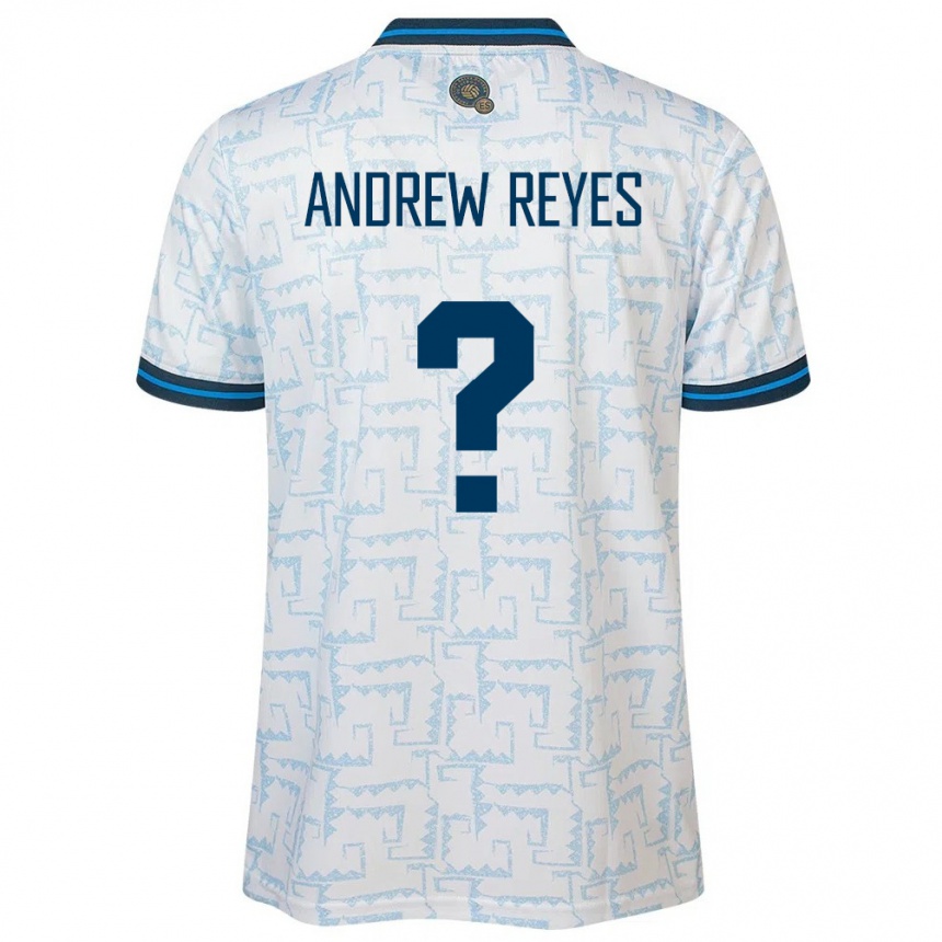 Hombre Fútbol Camiseta El Salvador Andrew Reyes #0 Blanco 2ª Equipación 24-26