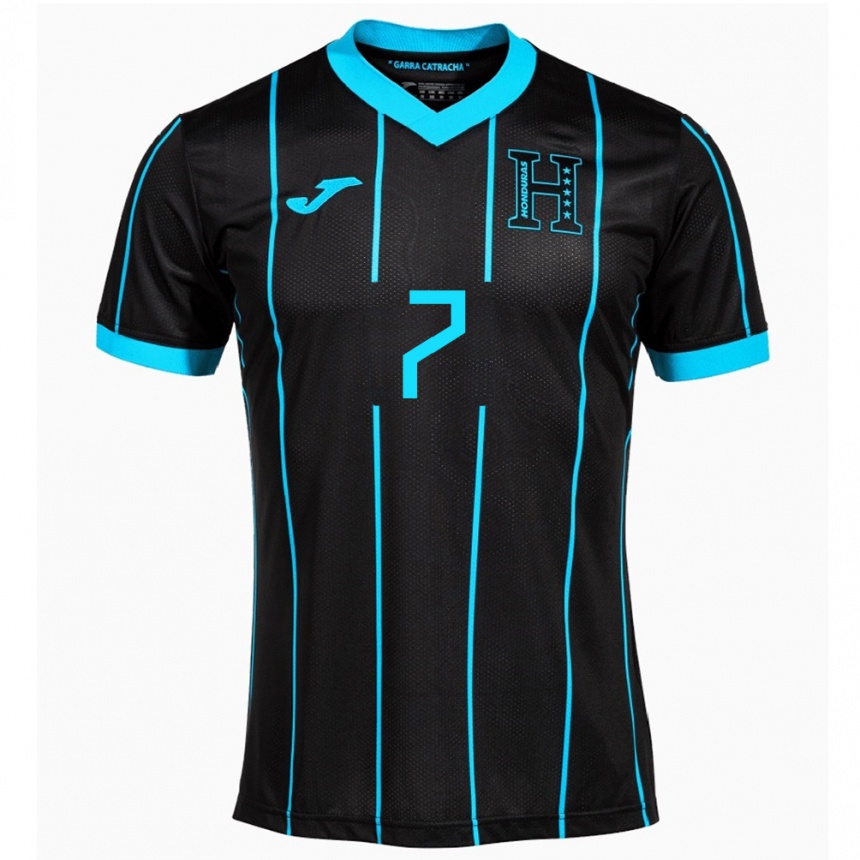 Hombre Fútbol Camiseta Honduras José Pinto #7 Negro 2ª Equipación 24-26