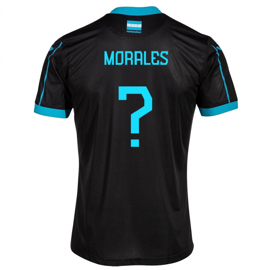 Hombre Fútbol Camiseta Honduras Melida Morales #0 Negro 2ª Equipación 24-26