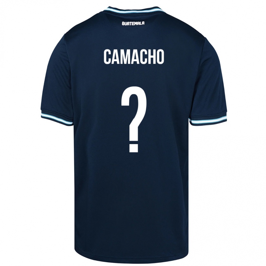 Hombre Fútbol Camiseta Guatemala Samuel Camacho #0 Azul 2ª Equipación 24-26