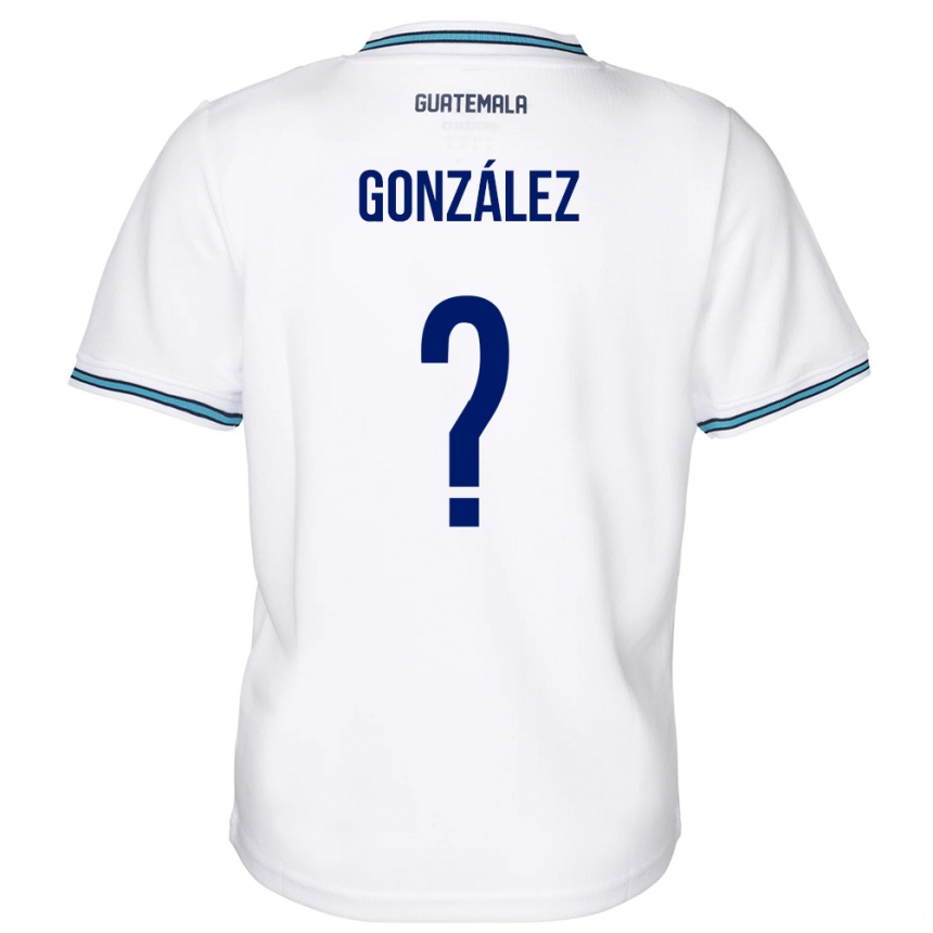 Mujer Fútbol Camiseta Guatemala Erick González #0 Blanco 1ª Equipación 24-26