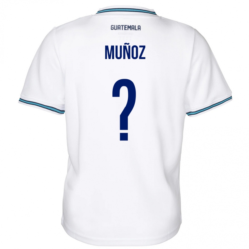 Mujer Fútbol Camiseta Guatemala Rudy Muñoz #0 Blanco 1ª Equipación 24-26