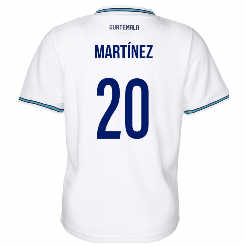 Mujer Fútbol Camiseta Guatemala Ana Lucía Martínez #20 Blanco 1ª Equipación 24-26