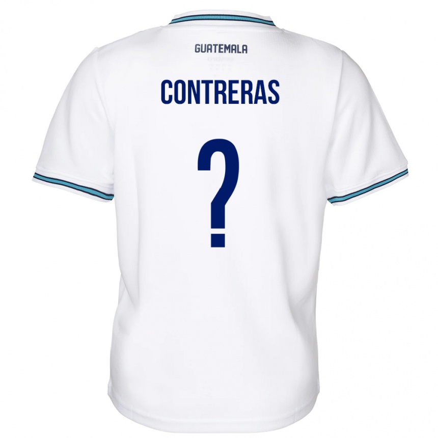Mujer Fútbol Camiseta Guatemala Betzael Contreras #0 Blanco 1ª Equipación 24-26