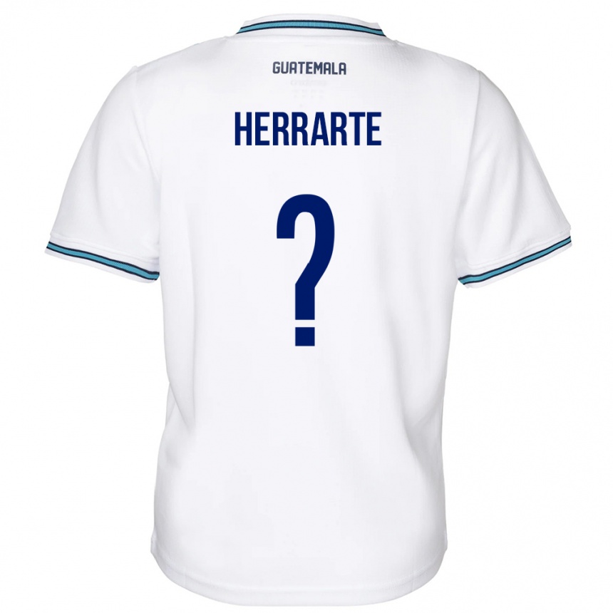 Mujer Fútbol Camiseta Guatemala María Herrarte #0 Blanco 1ª Equipación 24-26
