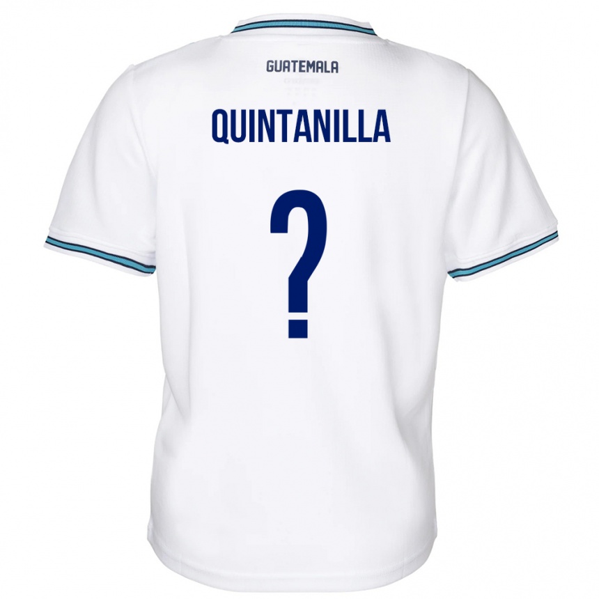Mujer Fútbol Camiseta Guatemala Anayelli Quintanilla #0 Blanco 1ª Equipación 24-26