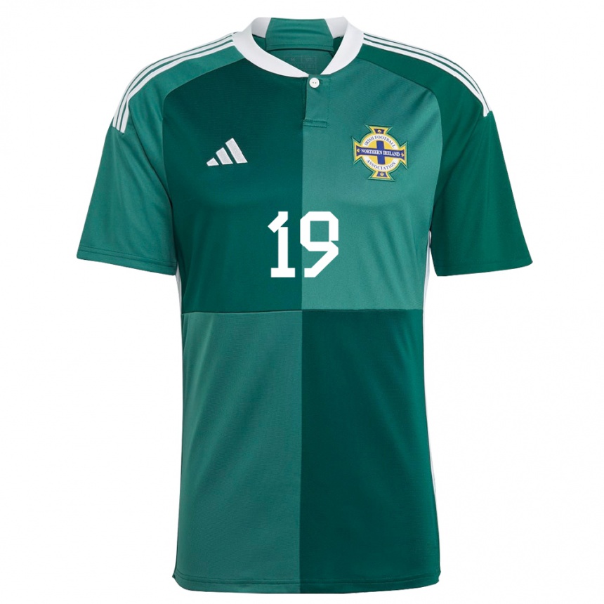 Mujer Fútbol Camiseta Irlanda Del Norte Oscar Kelly #19 Verde 1ª Equipación 24-26