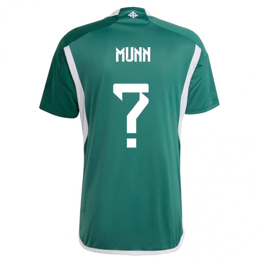 Mujer Fútbol Camiseta Irlanda Del Norte Mason Munn #0 Verde 1ª Equipación 24-26
