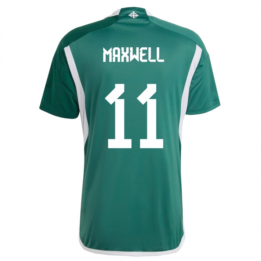 Mujer Fútbol Camiseta Irlanda Del Norte Danielle Maxwell #11 Verde 1ª Equipación 24-26