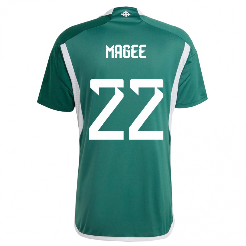 Mujer Fútbol Camiseta Irlanda Del Norte Abbie Magee #22 Verde 1ª Equipación 24-26