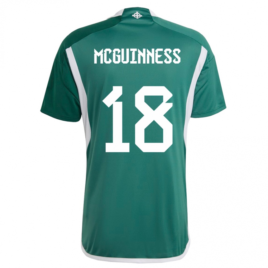 Mujer Fútbol Camiseta Irlanda Del Norte Caitlin Mcguinness #18 Verde 1ª Equipación 24-26
