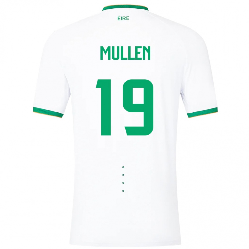 Mujer Fútbol Camiseta Irlanda Senan Mullen #19 Blanco 2ª Equipación 24-26