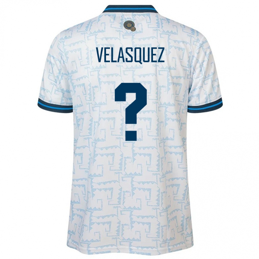 Mujer Fútbol Camiseta El Salvador Jorge Velasquez #0 Blanco 2ª Equipación 24-26