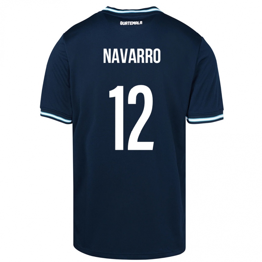 Mujer Fútbol Camiseta Guatemala Kenderson Navarro #12 Azul 2ª Equipación 24-26