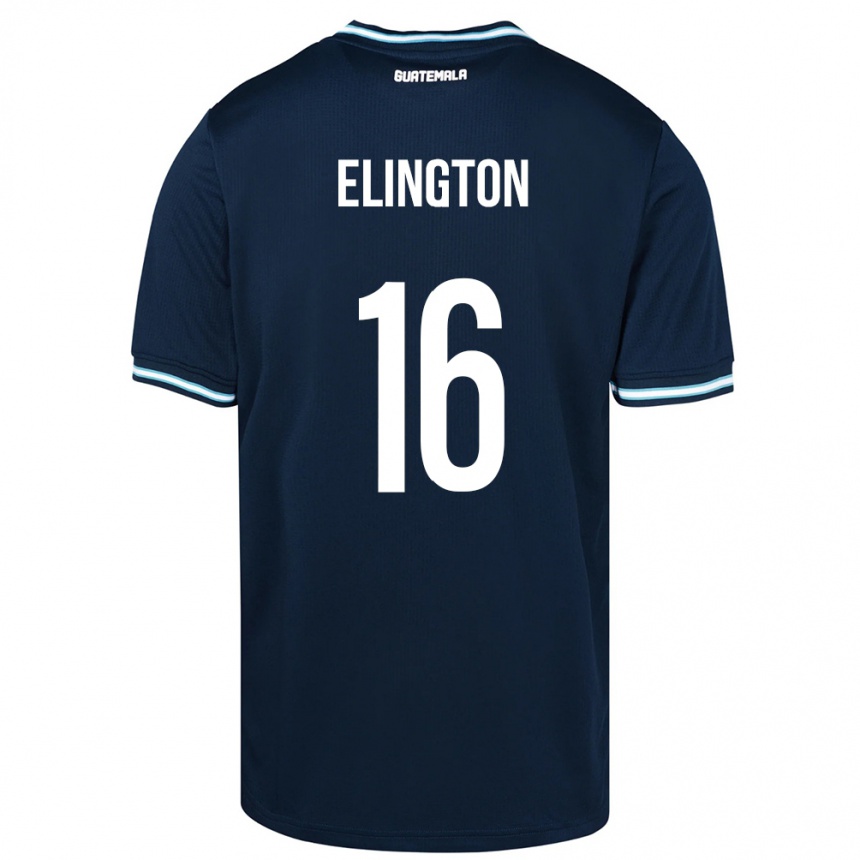 Mujer Fútbol Camiseta Guatemala Elvi Elington #16 Azul 2ª Equipación 24-26