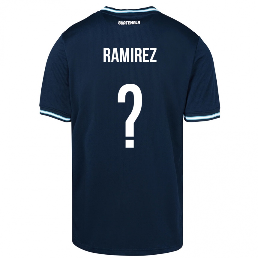 Mujer Fútbol Camiseta Guatemala Nelson Ramirez #0 Azul 2ª Equipación 24-26