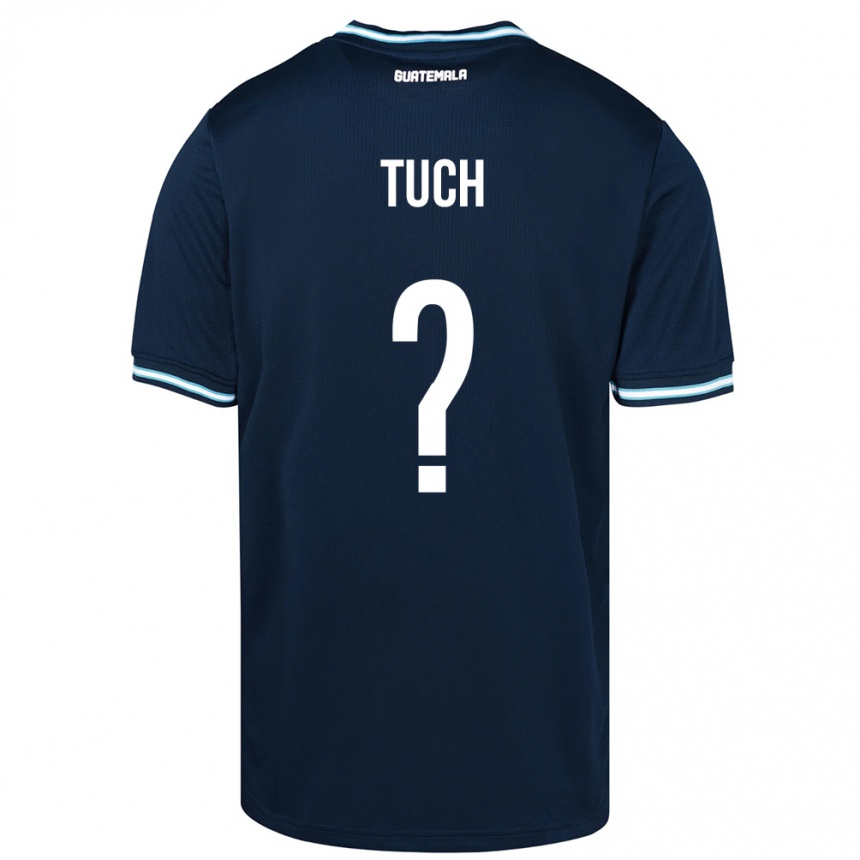 Mujer Fútbol Camiseta Guatemala Lorenzo Tuch #0 Azul 2ª Equipación 24-26
