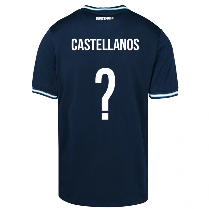 Mujer Fútbol Camiseta Guatemala Jezmin Castellanos #0 Azul 2ª Equipación 24-26