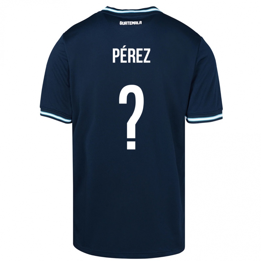 Mujer Fútbol Camiseta Guatemala Mary Pérez #0 Azul 2ª Equipación 24-26