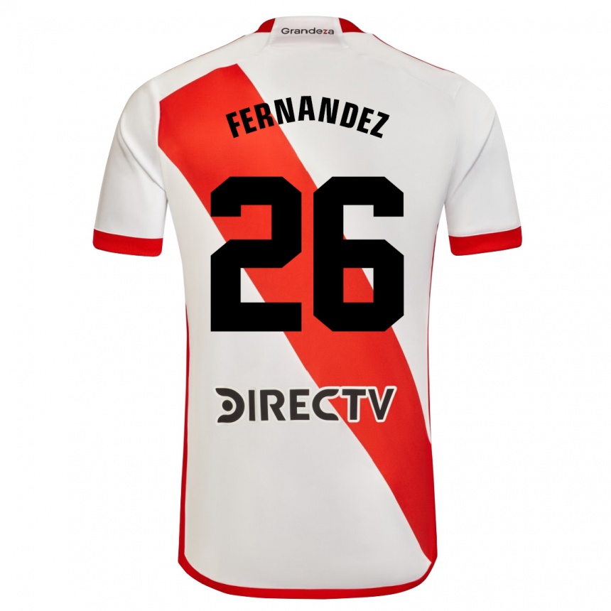 Niño Fútbol Camiseta Nacho Fernández #26 Blanco Rojo 1ª Equipación 2023/24