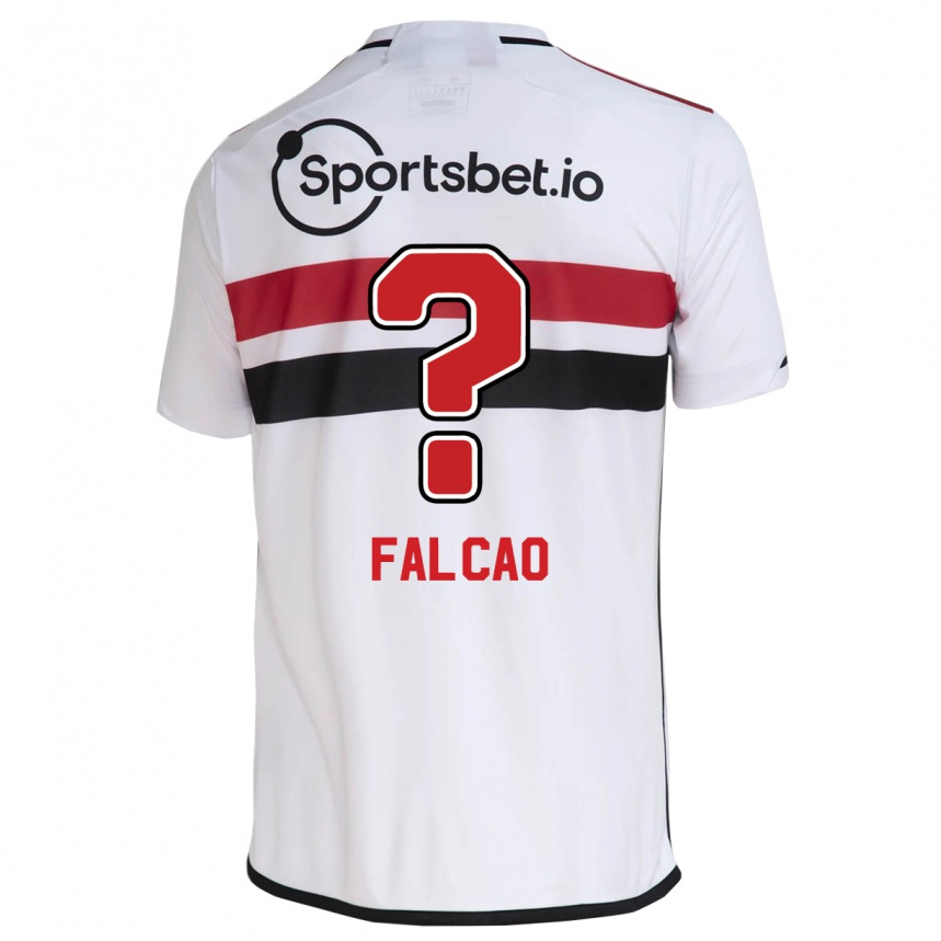 Niño Fútbol Camiseta Gabriel Falcão #0 Blanco 1ª Equipación 2023/24
