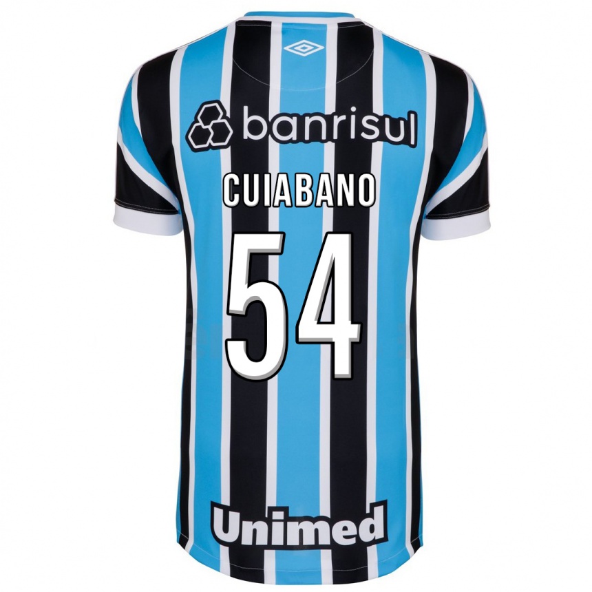 Niño Fútbol Camiseta Cuiabano #54 Azul 1ª Equipación 2023/24