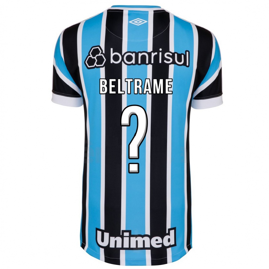 Niño Fútbol Camiseta Thiago Beltrame #0 Azul 1ª Equipación 2023/24
