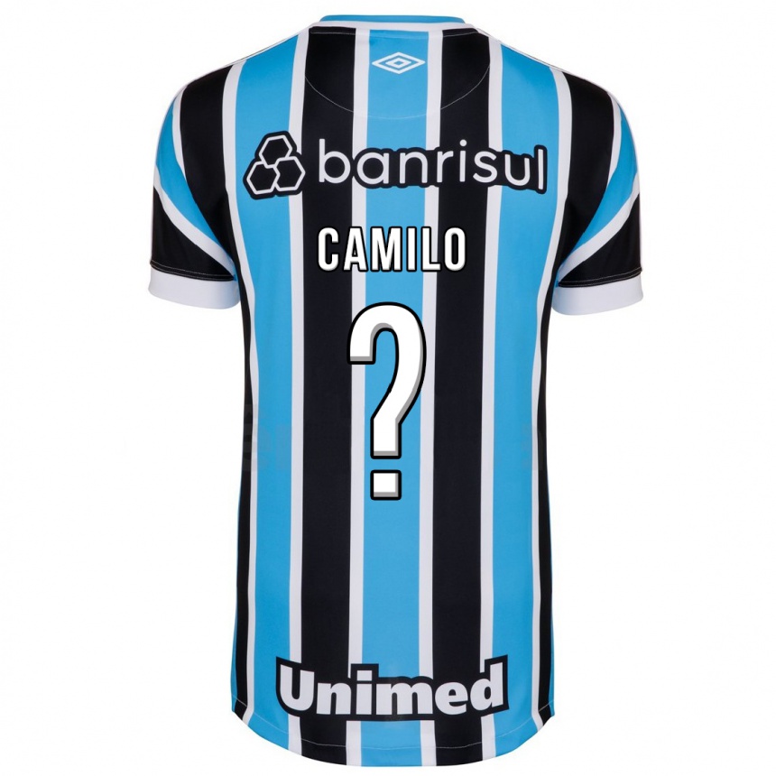 Niño Fútbol Camiseta Lucas Camilo #0 Azul 1ª Equipación 2023/24