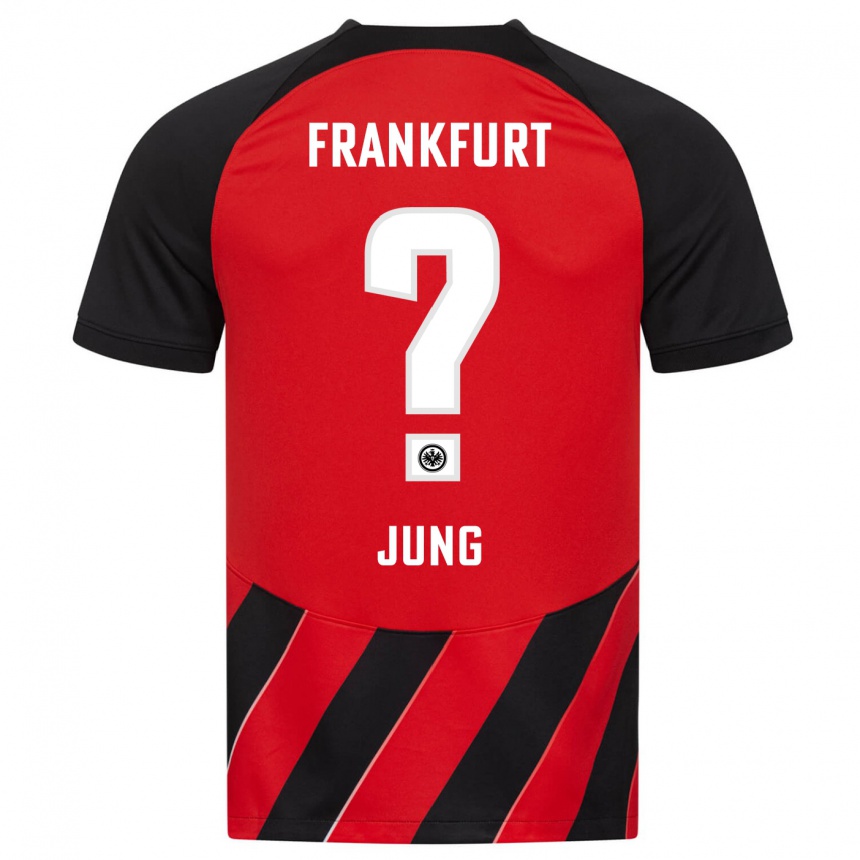 Niño Fútbol Camiseta Louis Jung #0 Negro Rojo 1ª Equipación 2023/24