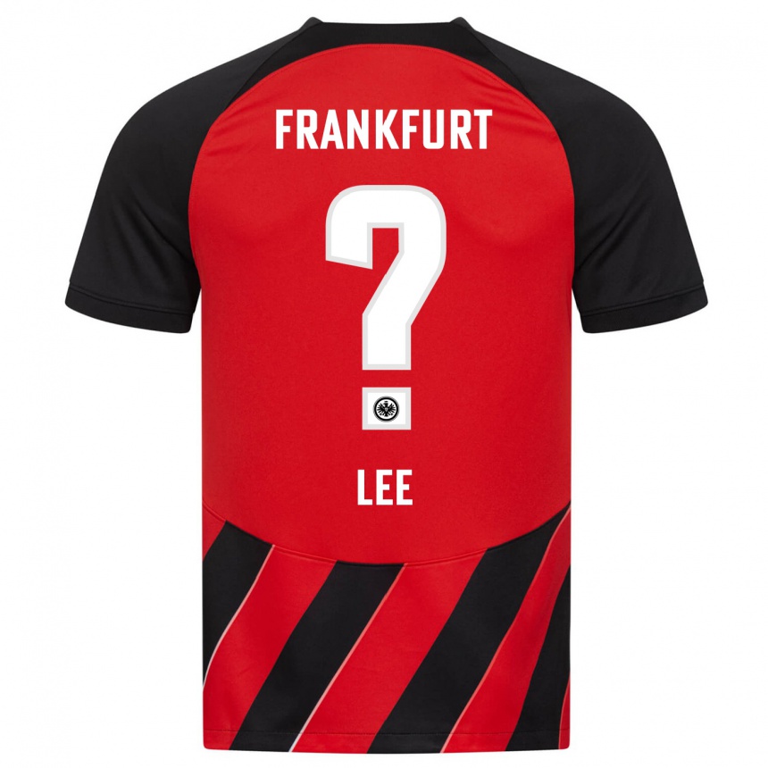 Niño Fútbol Camiseta Seong-Hyun Lee #0 Negro Rojo 1ª Equipación 2023/24