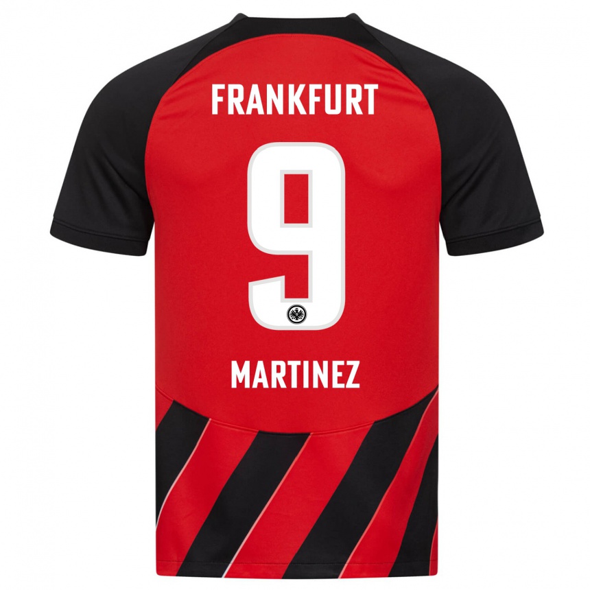 Niño Fútbol Camiseta Shekiera Martínez #9 Negro Rojo 1ª Equipación 2023/24