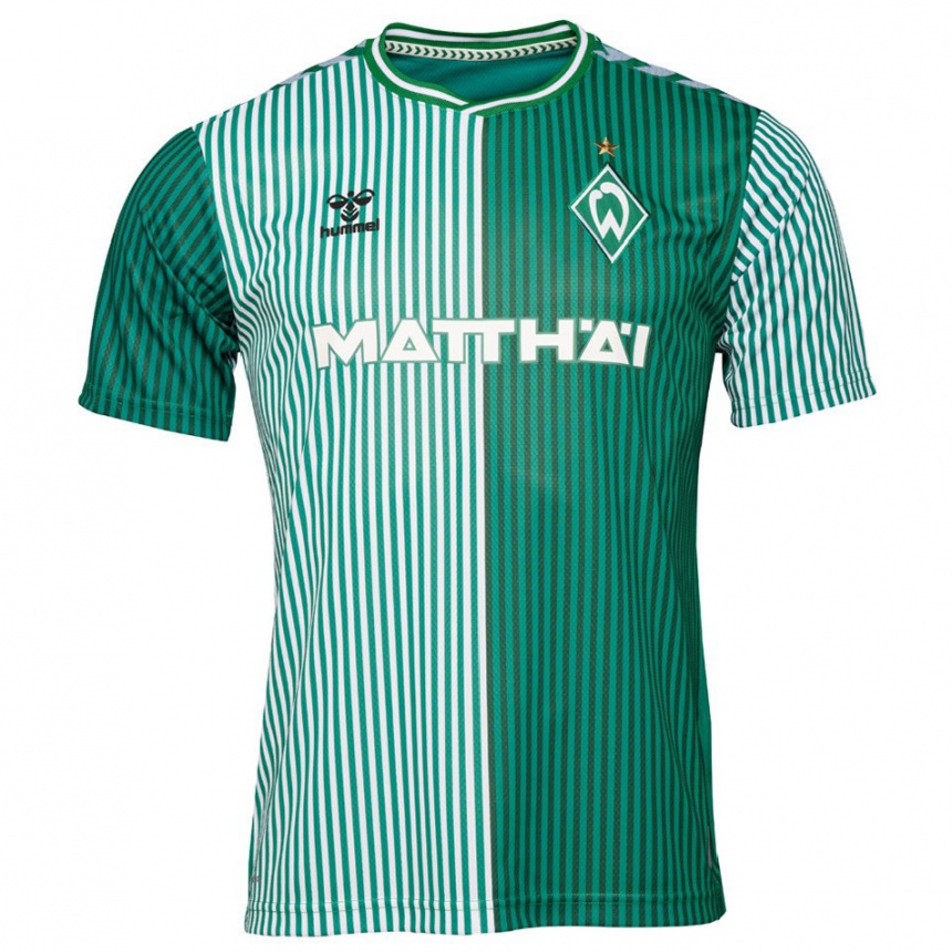 Niño Fútbol Camiseta Justin Hofmann #10 Verde 1ª Equipación 2023/24