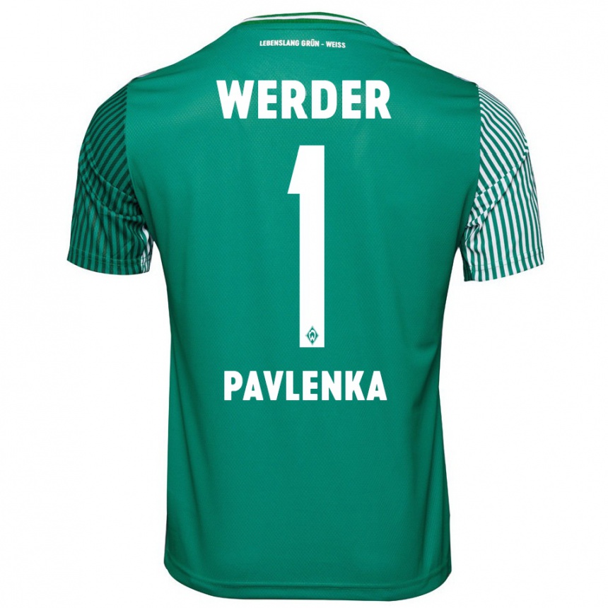 Niño Fútbol Camiseta Jiri Pavlenka #1 Verde 1ª Equipación 2023/24