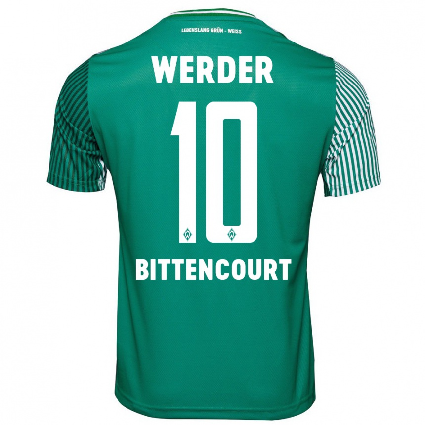 Niño Fútbol Camiseta Leonardo Bittencourt #10 Verde 1ª Equipación 2023/24