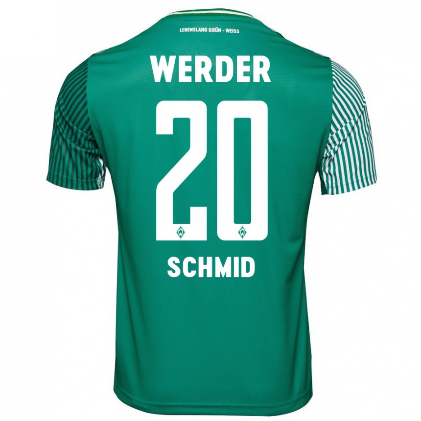 Niño Fútbol Camiseta Romano Schmid #20 Verde 1ª Equipación 2023/24